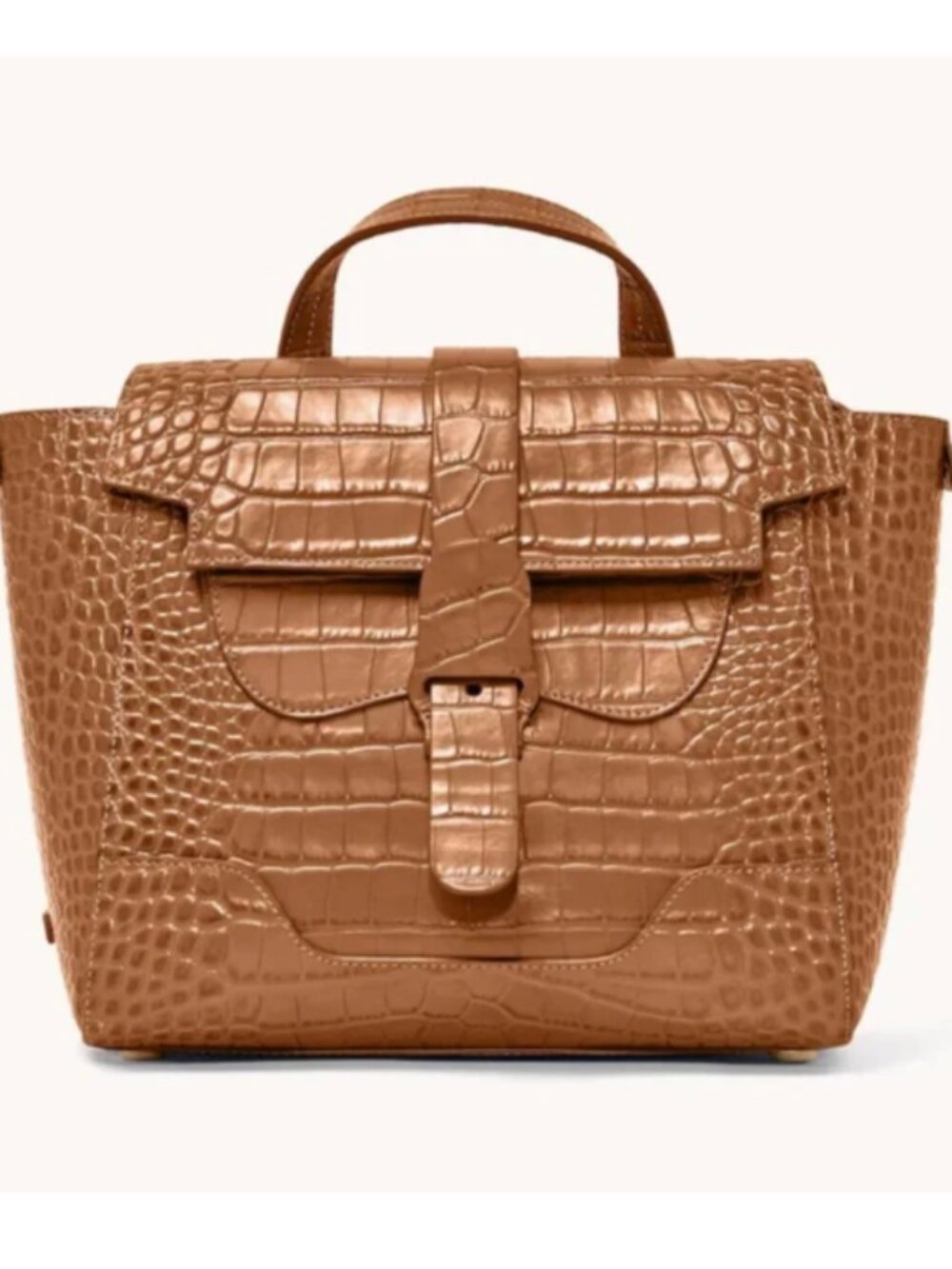 Senreve Midi Maestra - Chestnut Dragon Leather / Gold